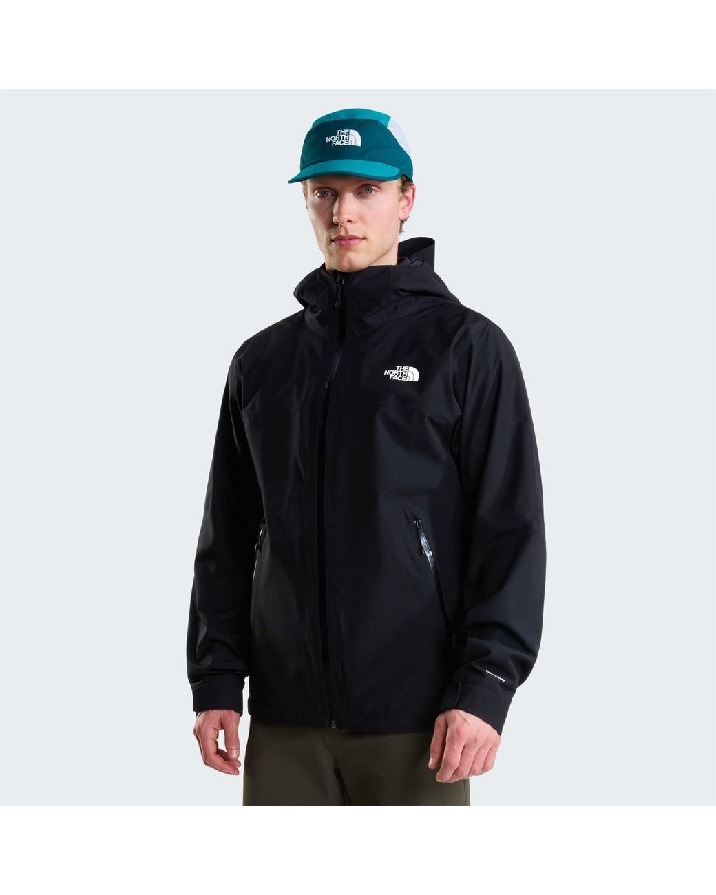 The North Face Black Lightning Tnf Outdoor Zip-In Waterproof Jacket for men