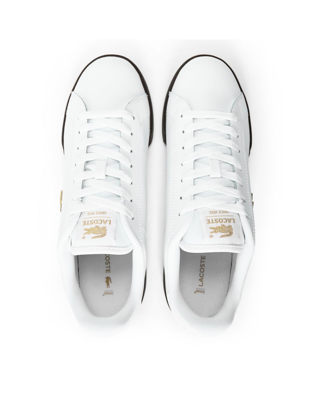 Lacoste White Carnaby Cup Leather Sneakers for men