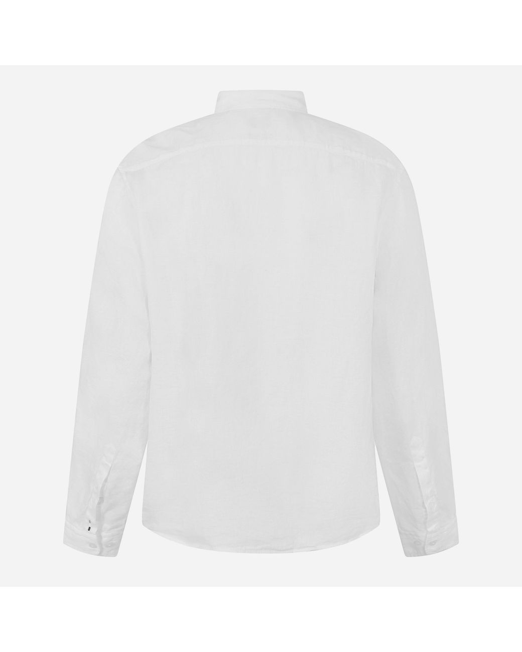 Boss White H Liam Long Sleeve Plain Shirt for men