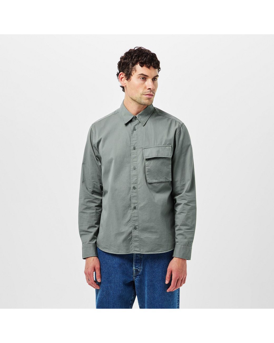 Belstaff Gray Scale Shirt for men