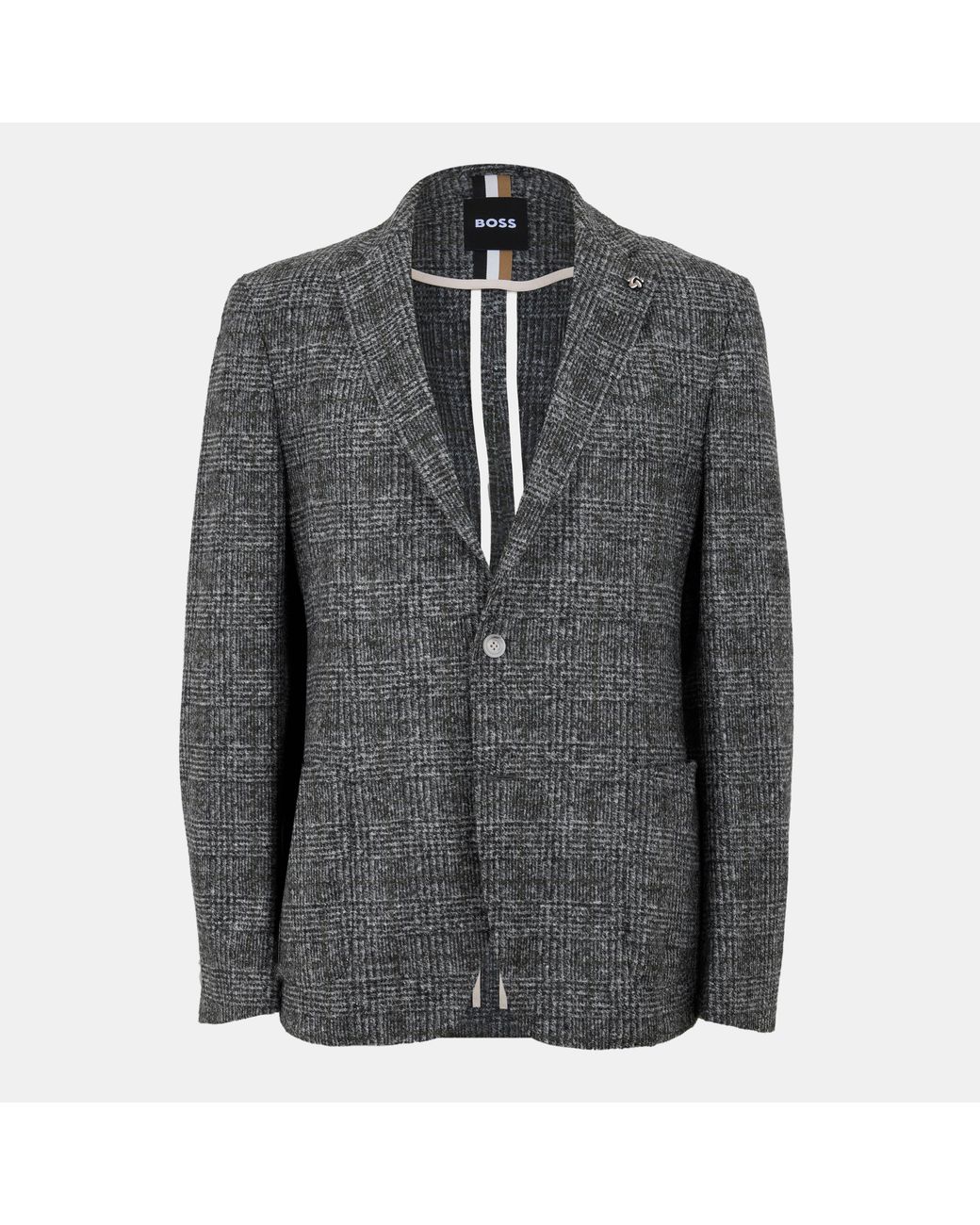 Boss Gray Hanry Tailored Formal Jacket for men