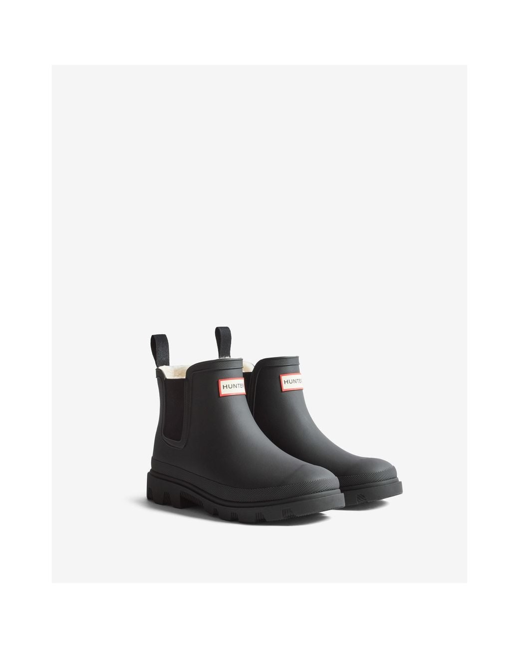 Hunter Black Downpour Short Wellingtons