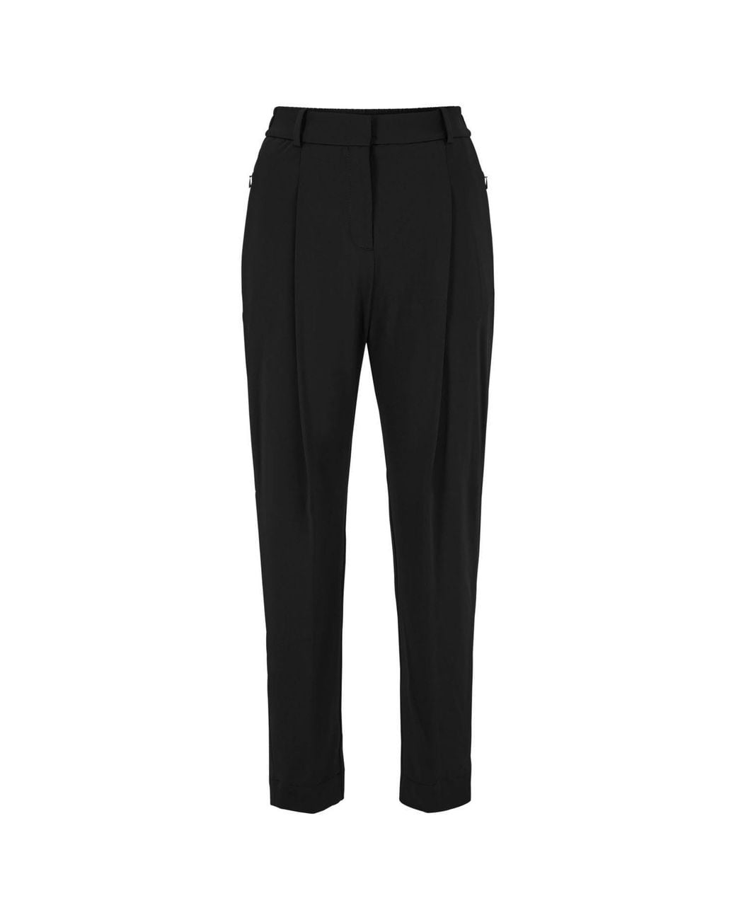 Boss Black Tocata Wool-Blend Relaxed-Fit Straight Leg Trousers