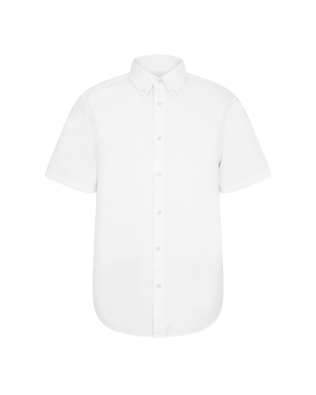 Belstaff White Short Sleeve Plain Shirt for men