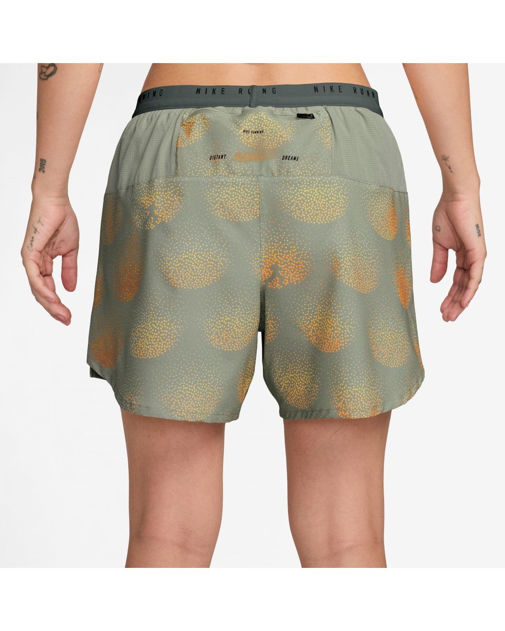 Nike Green Performance Running Shorts for men