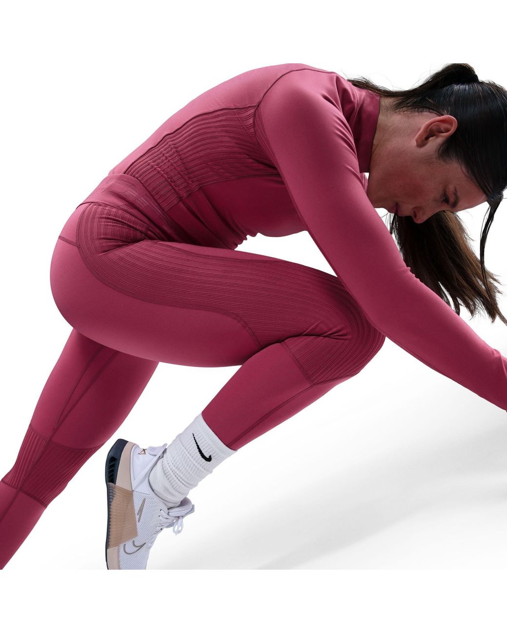 Nike Red Performance Gym Legging