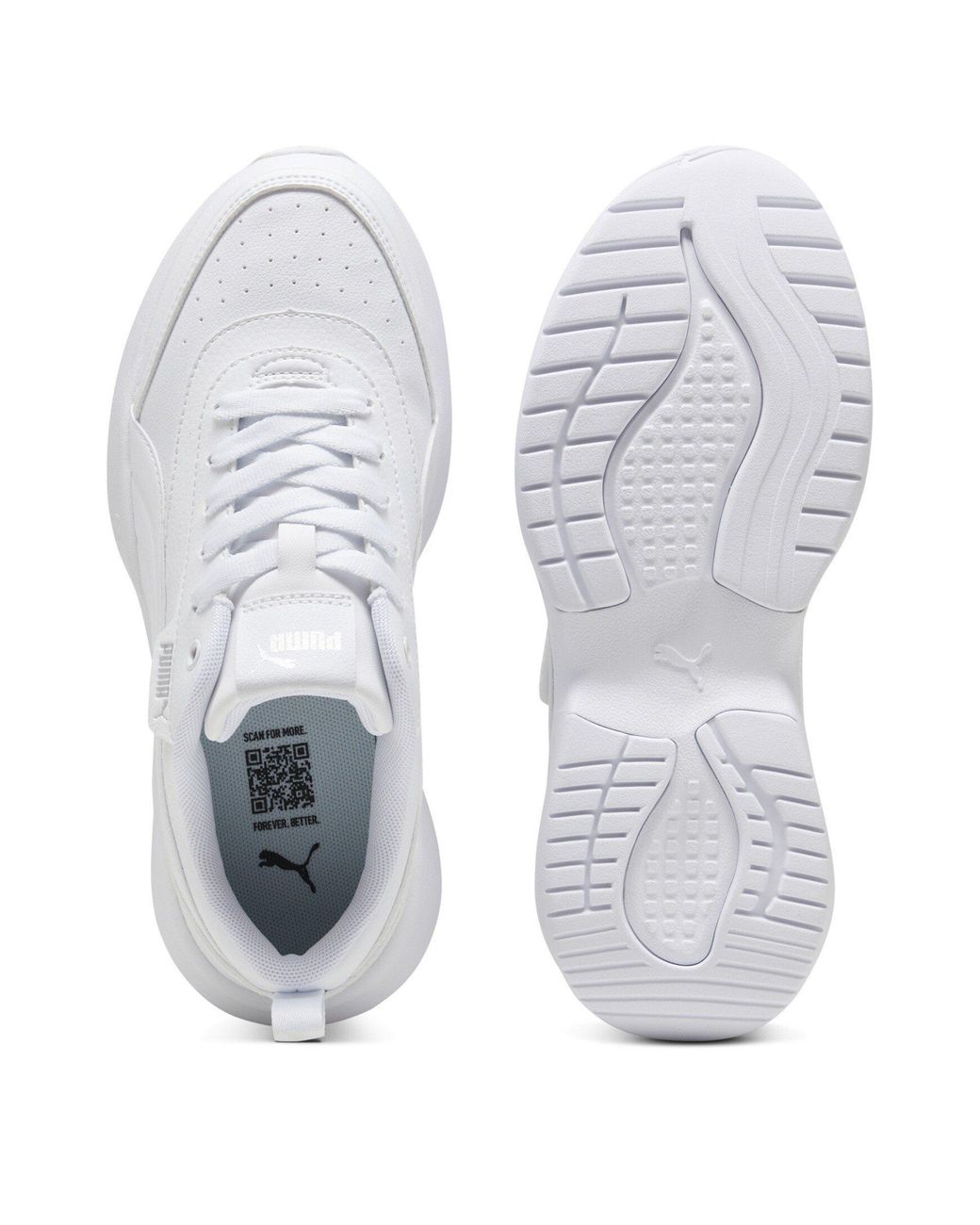 PUMA White Cilia 2.0 Low-Top Trainers