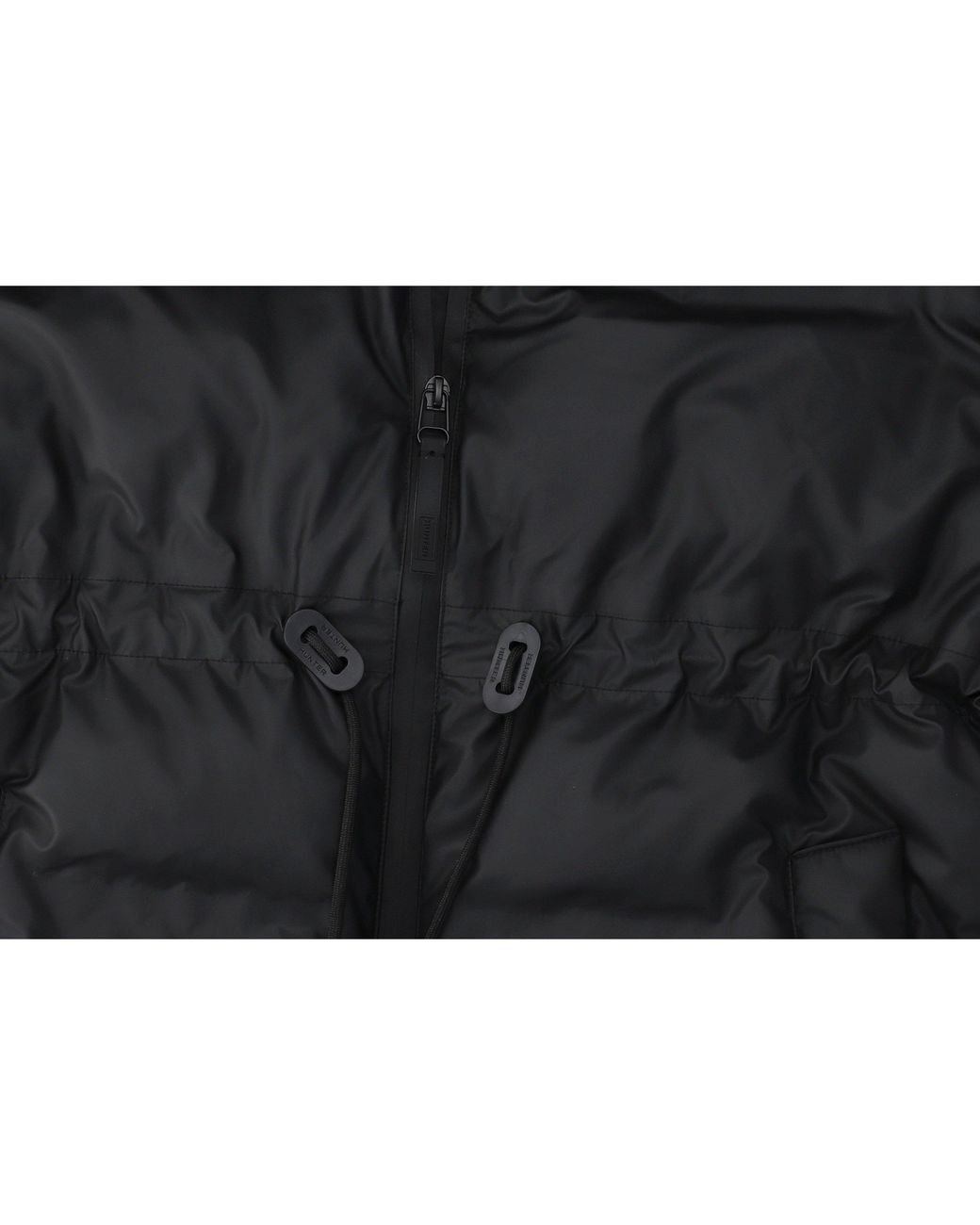 Hunter Black Sonic Waterproof Short Puffer Jacket