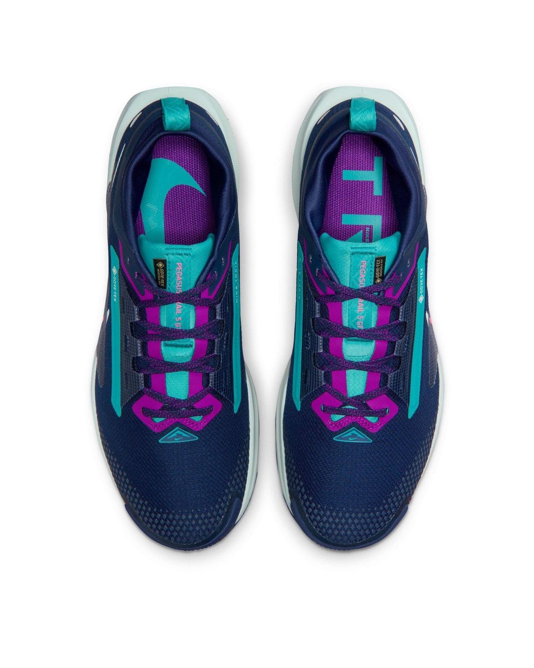 Nike Blue Pegasus Trail 5 Gore-Tex Waterproof Trail Running Shoes for men