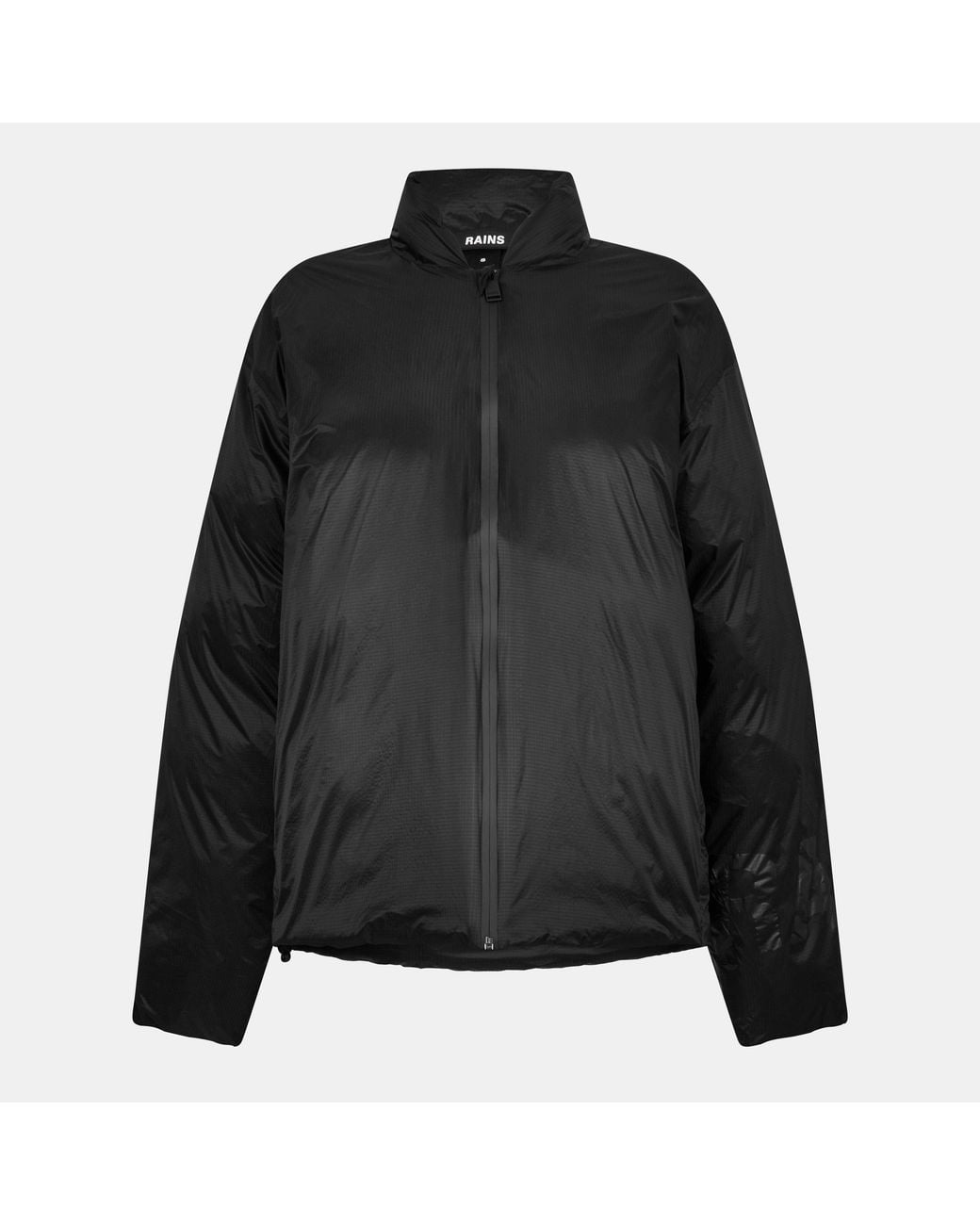 Rains Black Kevo Medium Puffer Jacket