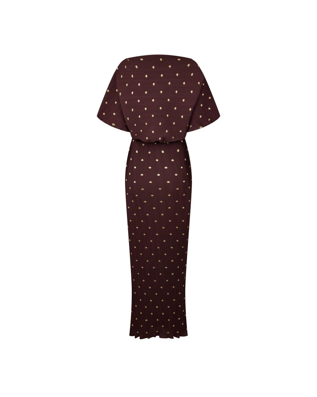 Never Fully Dressed Red Tilly Plisse Maxi Dress