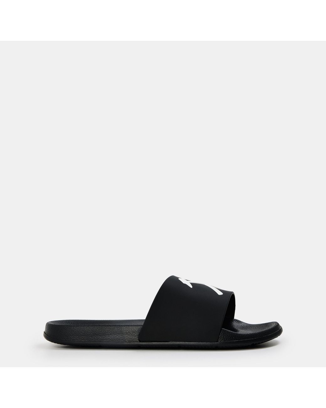 Team Black Adults Pool Sliders