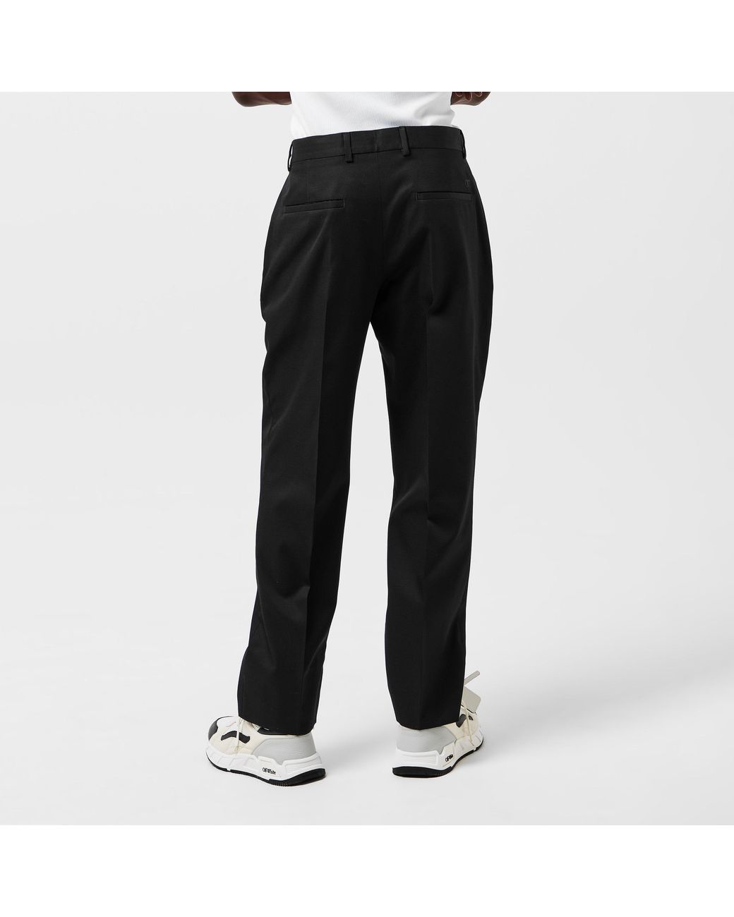Off-White c/o Virgil Abloh Black Slim Fit Trousers for men