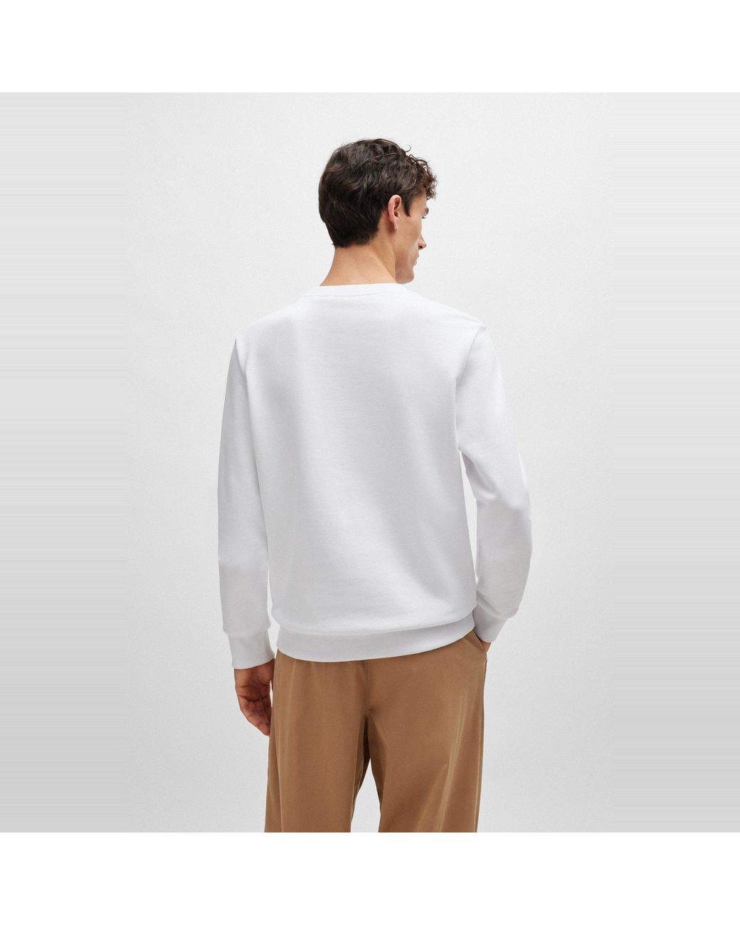 Boss White Soleri Short Sleeve Polo Shirt for men