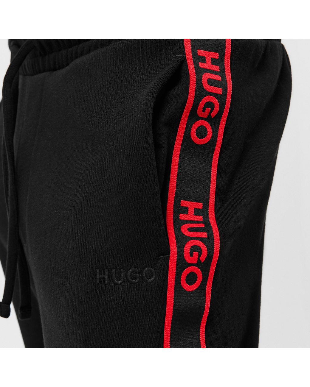 HUGO Blue Bodywear Liam Closed Hem Soft Fleece Joggers With Elasticated Cuffs for men
