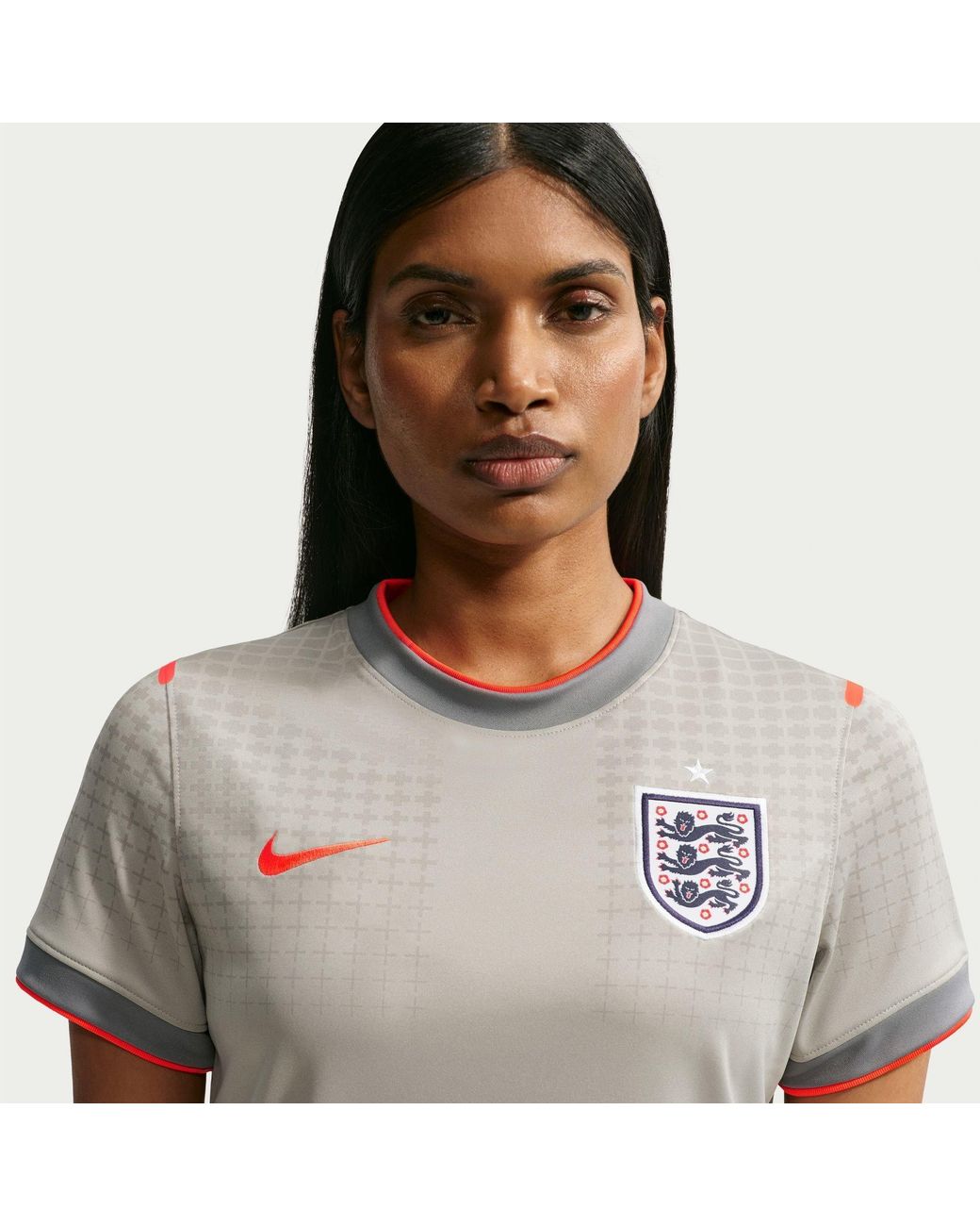 Nike Gray England X Palace Short-Sleeve Soccer Top