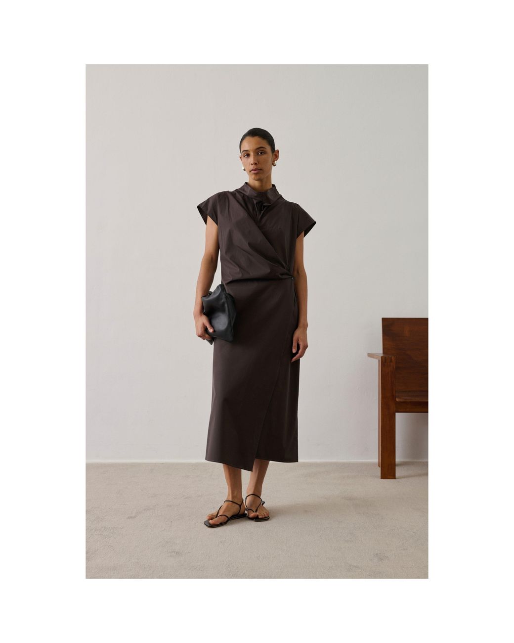 Soeur Black Shift Dress