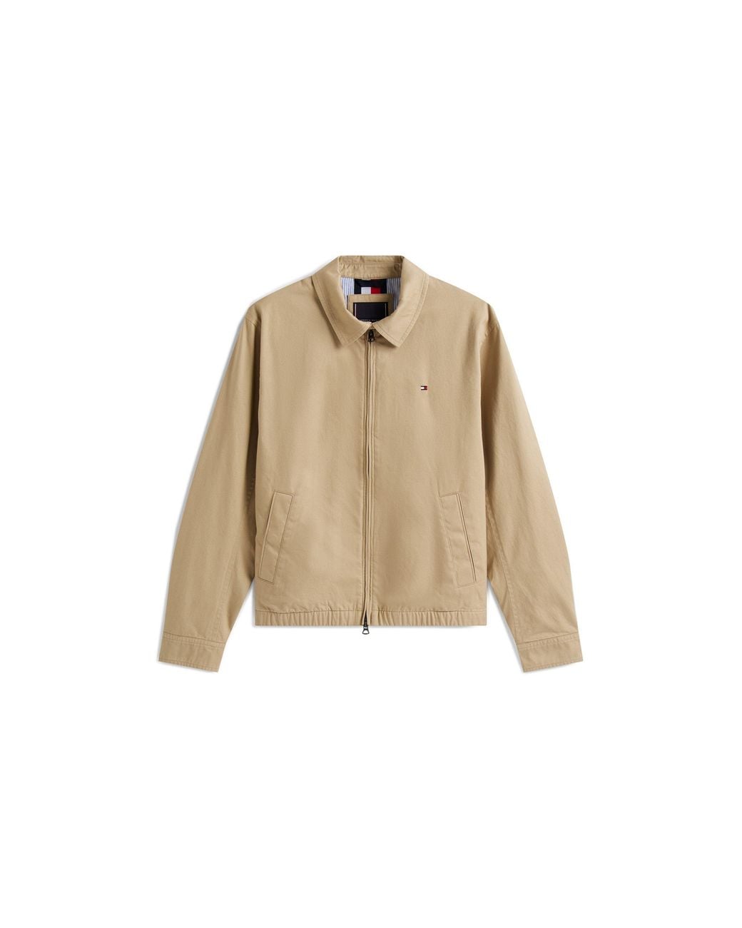 Tommy Hilfiger Natural Cotton Harrington Jacket for men