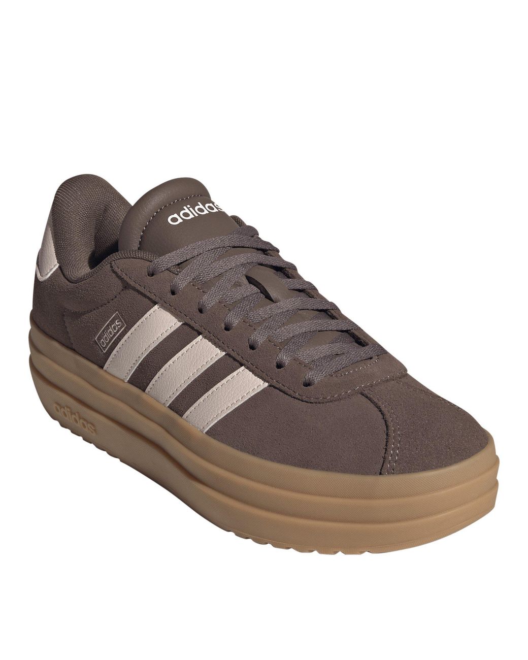 Adidas Brown Vl Court Bold Trainers