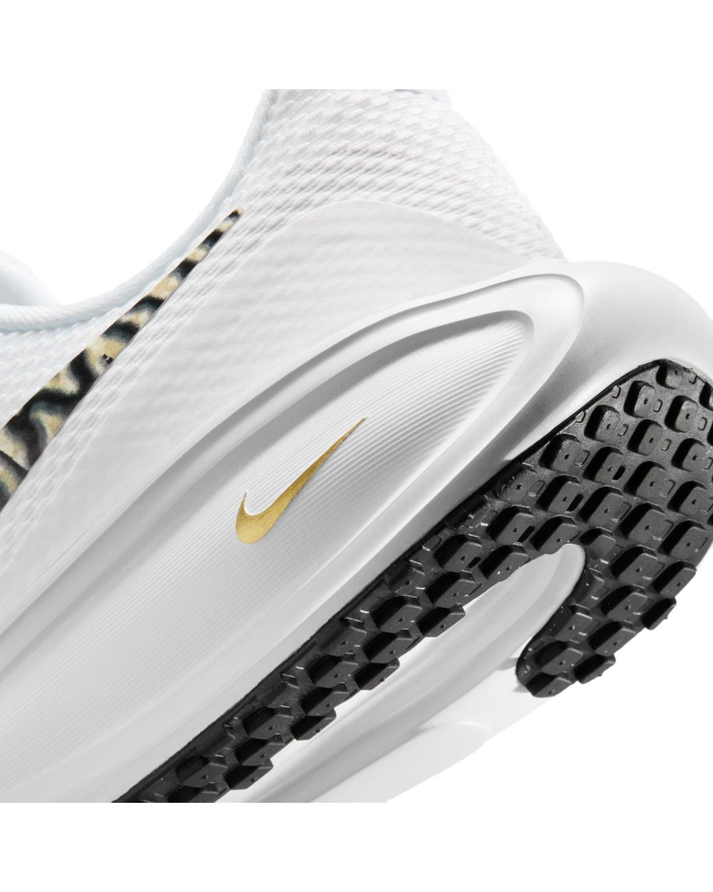 Nike White Revolution 8 Road Running Shoes