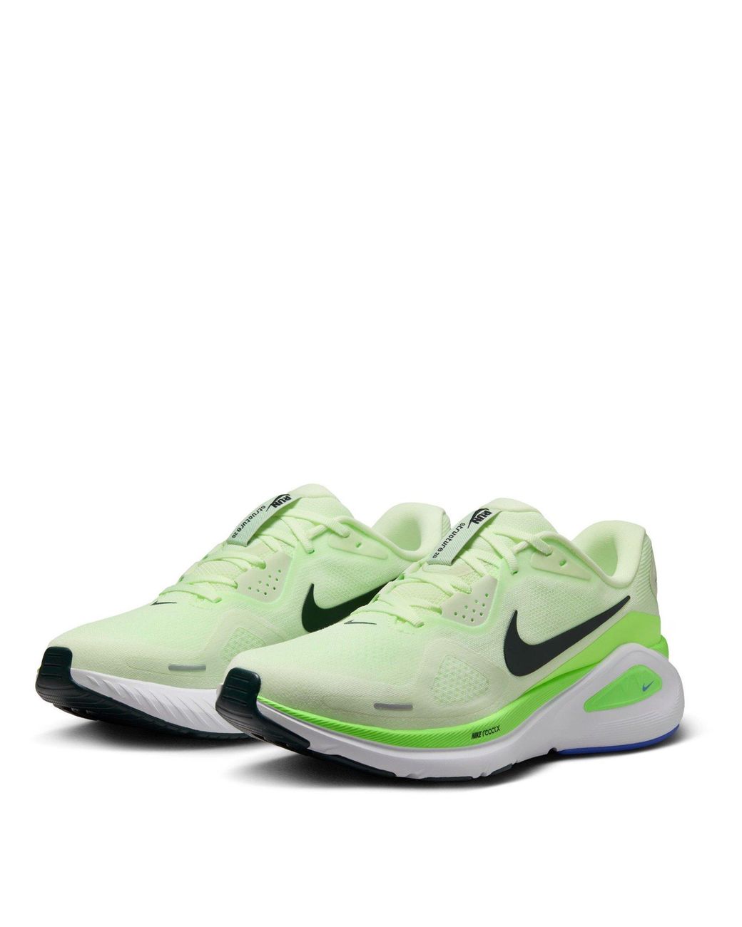 Nike Green Structure 26 Road Running Shoes for men