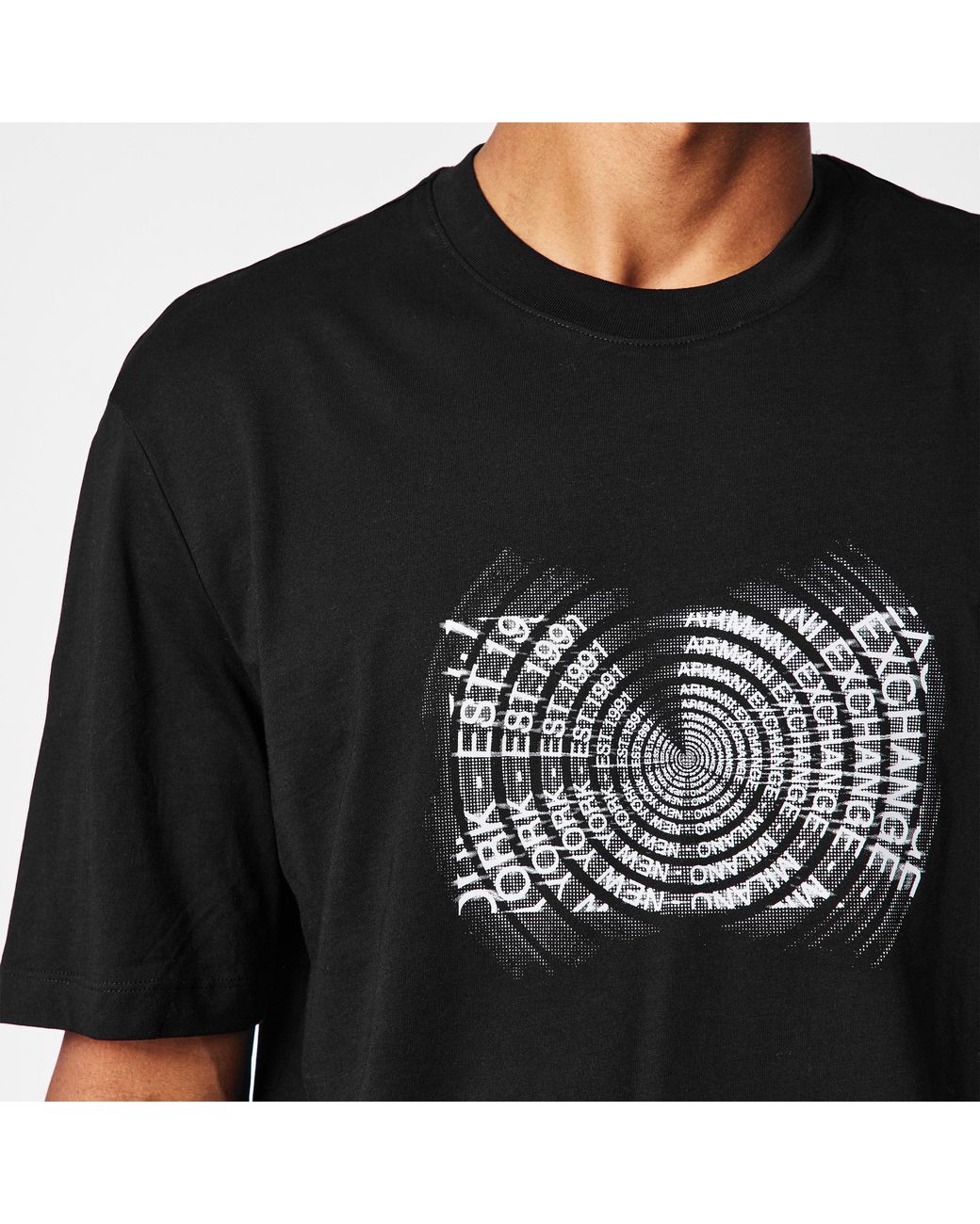 ARMANI EXCHANGE Black T-Shirt for men
