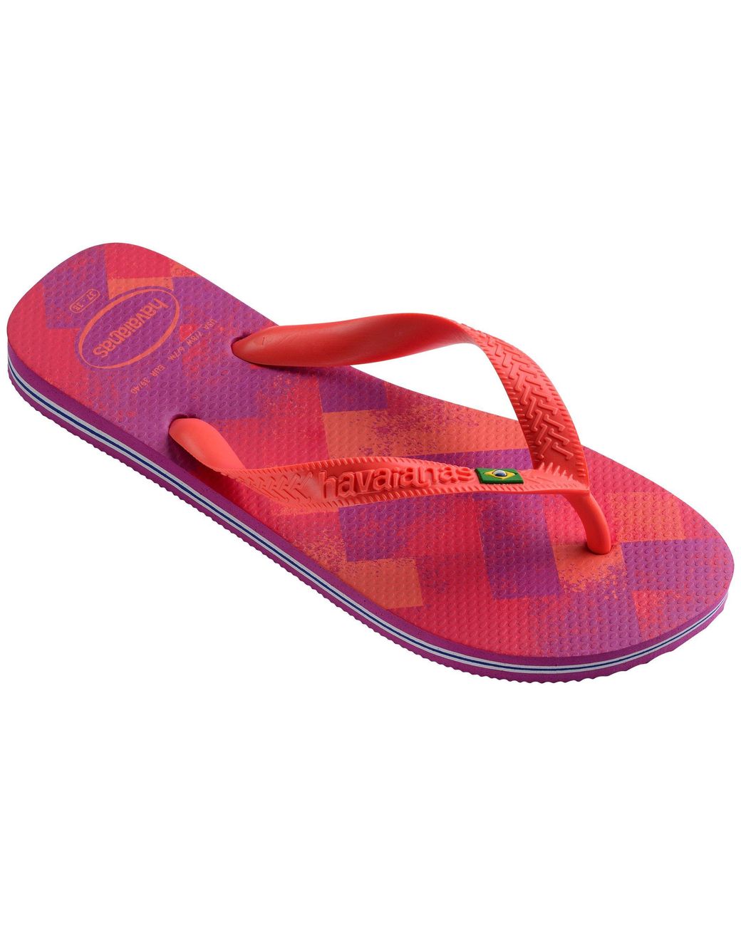 Havaianas Red Brasil Fresh Flip Flops