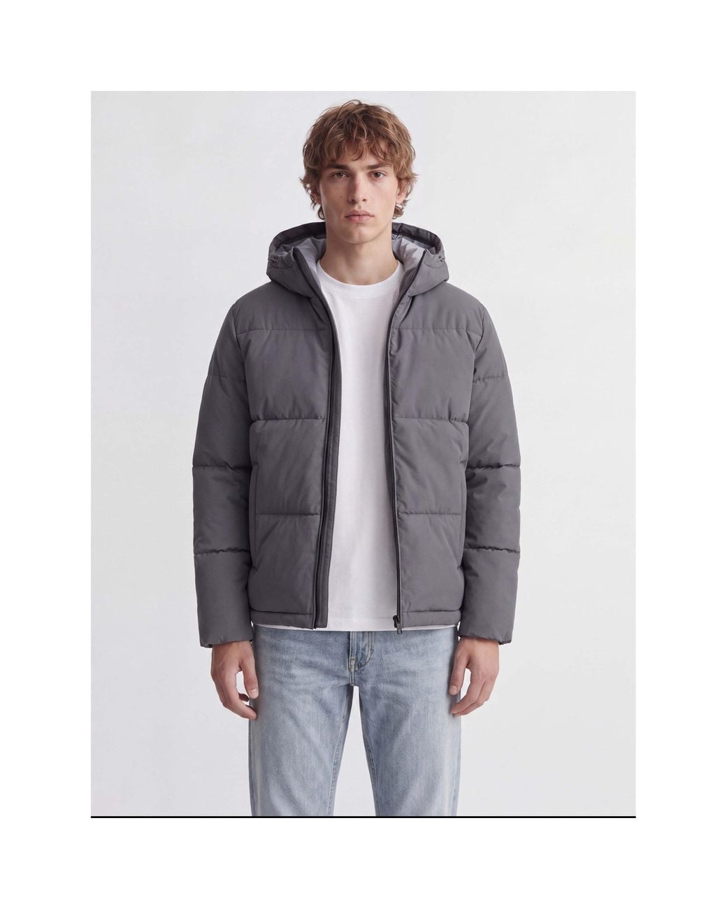 Jack & Jones Gray Jack Galaxy Puf Jkt Sn64 for men