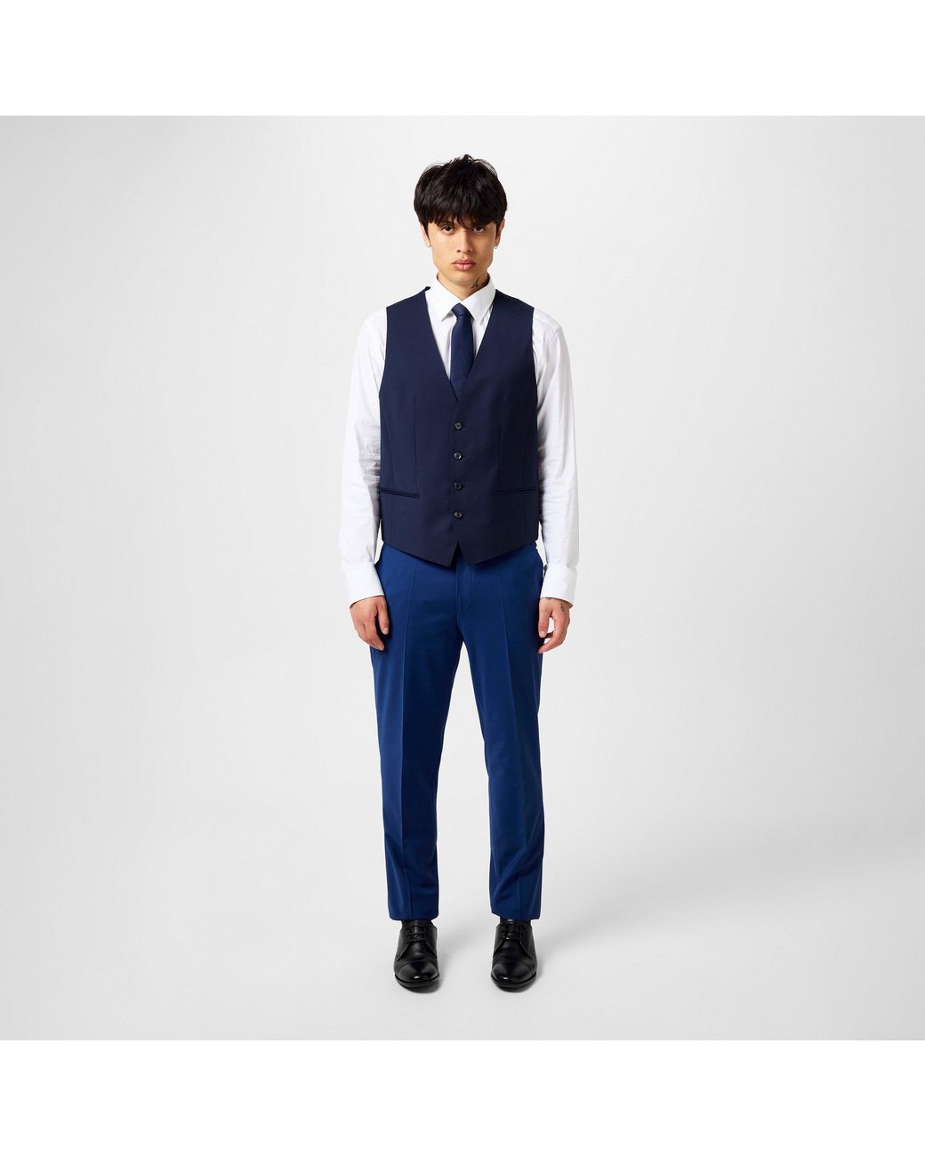 HUGO Blue Hesten Suit Trousers for men