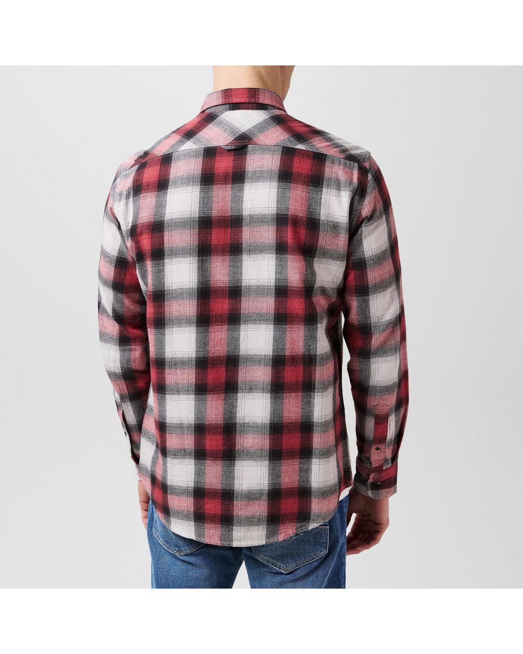 Replay Chequered Long Sleeve Patterned Shirt for men