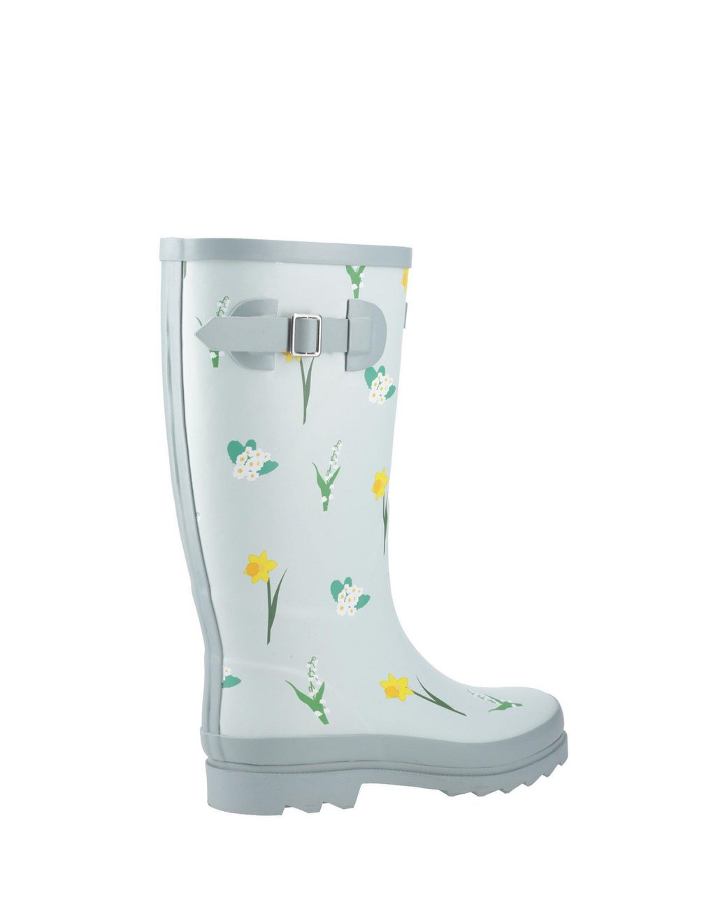 Cotswold Blue Wildflower Tall Wellingtons