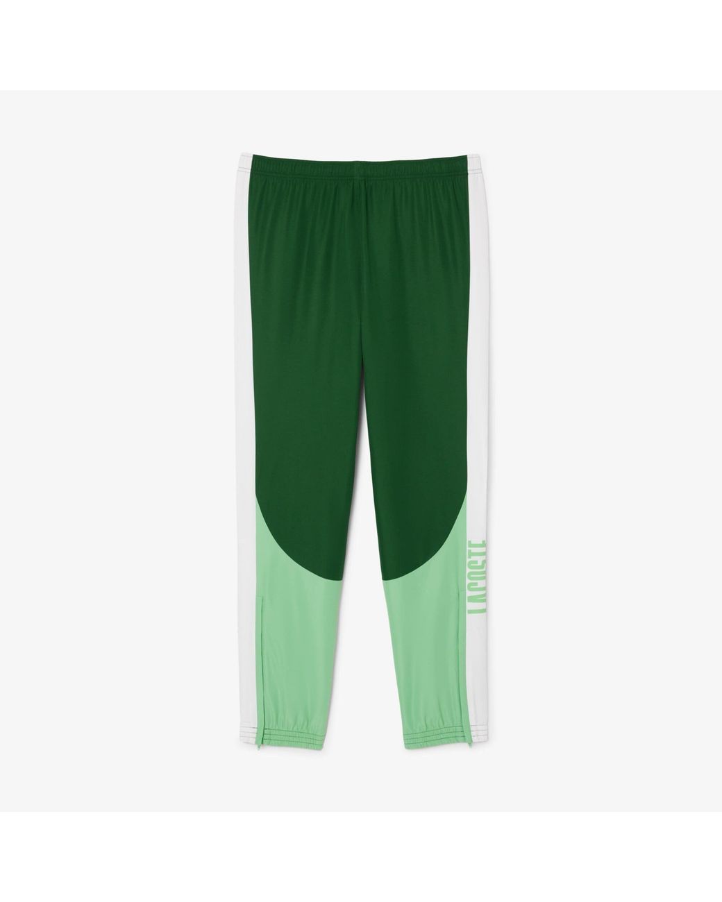 Lacoste Green Tennis Colour Block Joggers for men