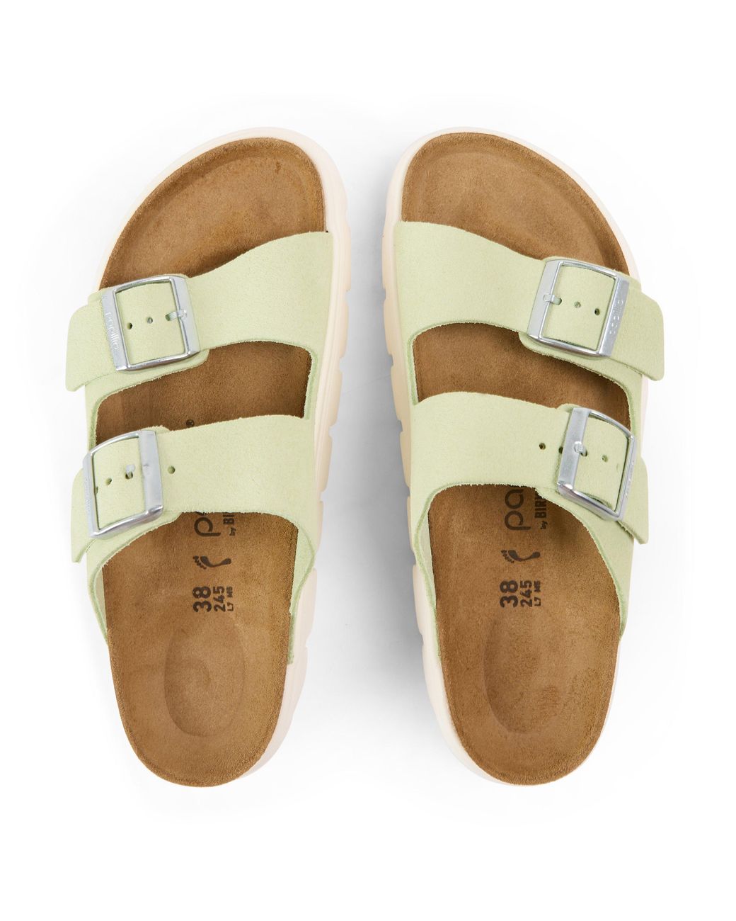 Birkenstock White Bstk Arizona Chunky Le 64