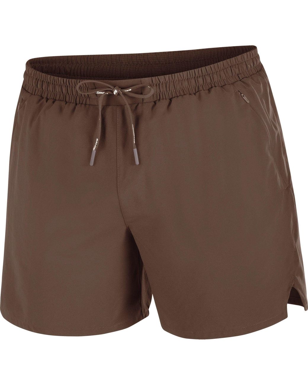 Salomon Brown Shakeout Core 5 Running Shorts for men