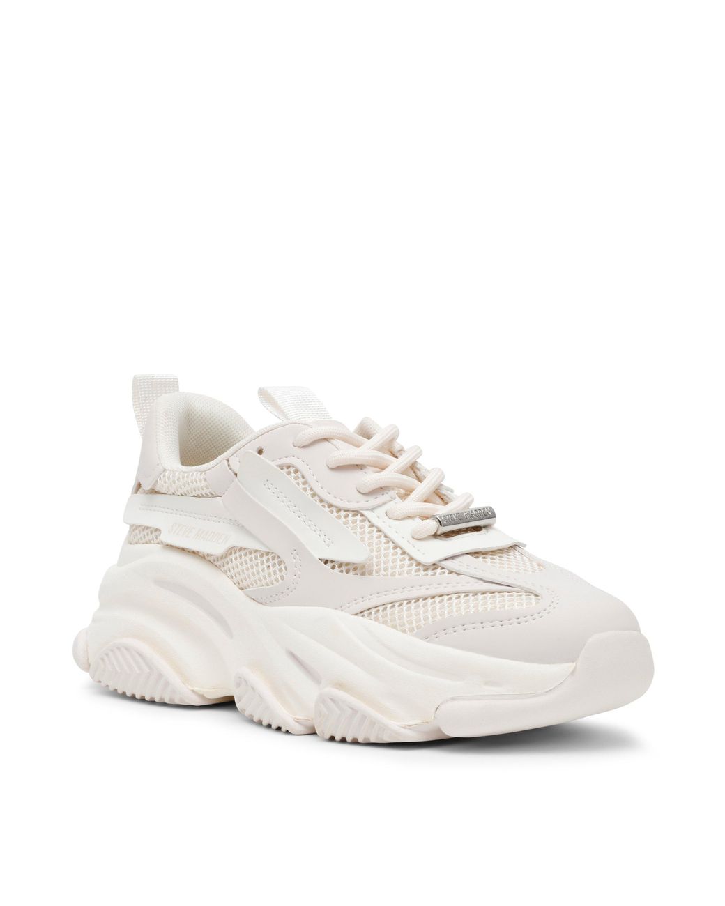 Steve Madden White Possession Chunky Trainers