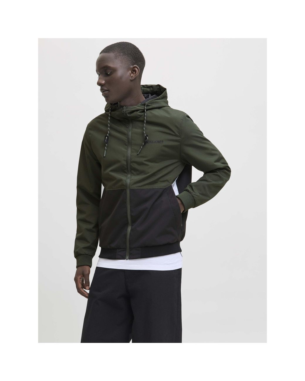 Jack & Jones Green Bomber Jacket for men