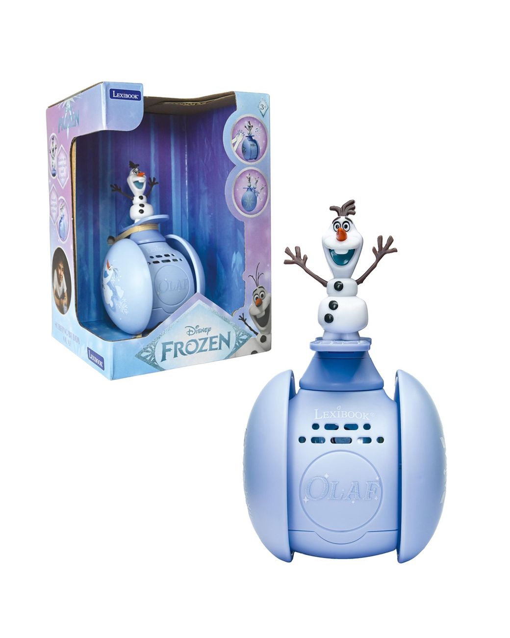 Disney Blue Frozen Sliding Olaf One-Wheel Perfect Balanced Olaf With Light And Sound Effects