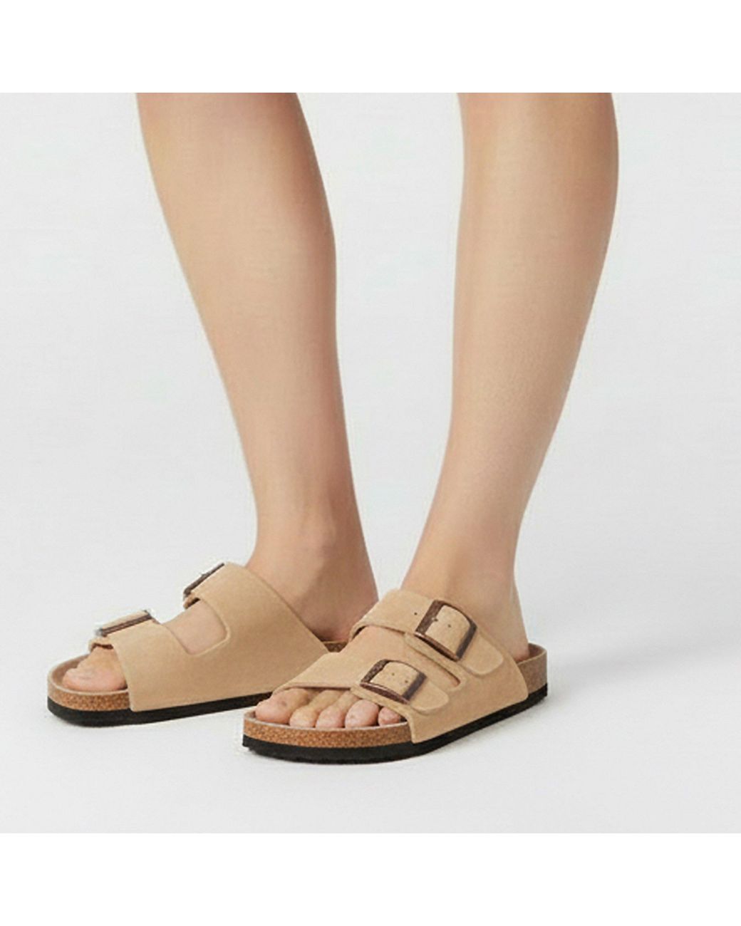 Jack Wills Natural Jw Cork Strap Flat Sandals
