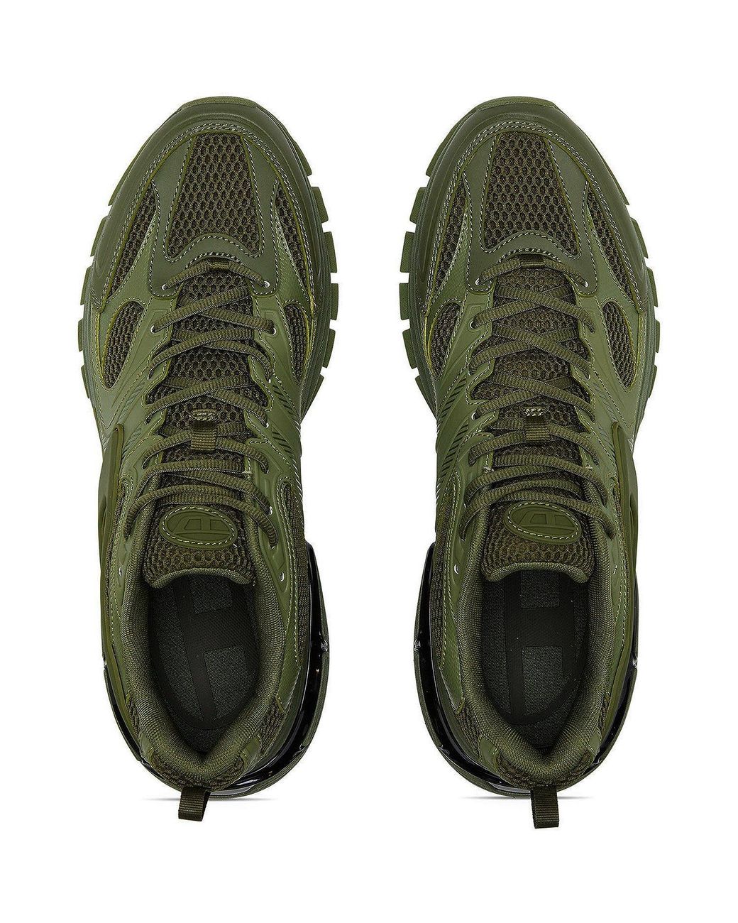 DIESEL Green Oversized Chunky Trainers for men