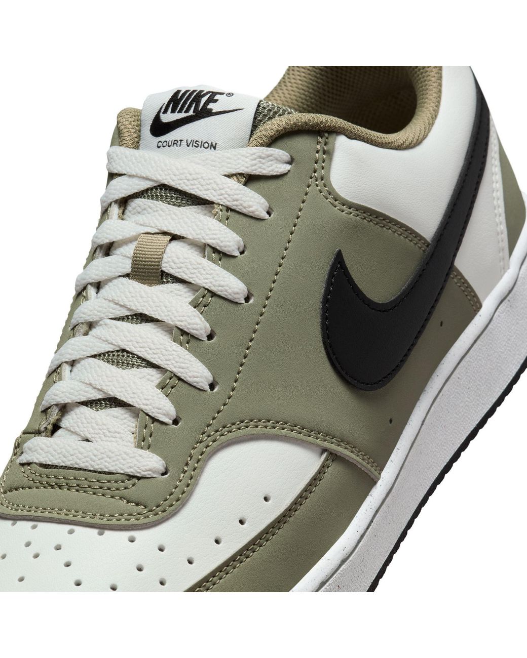 Nike Green Court Vision Low Trainers for men