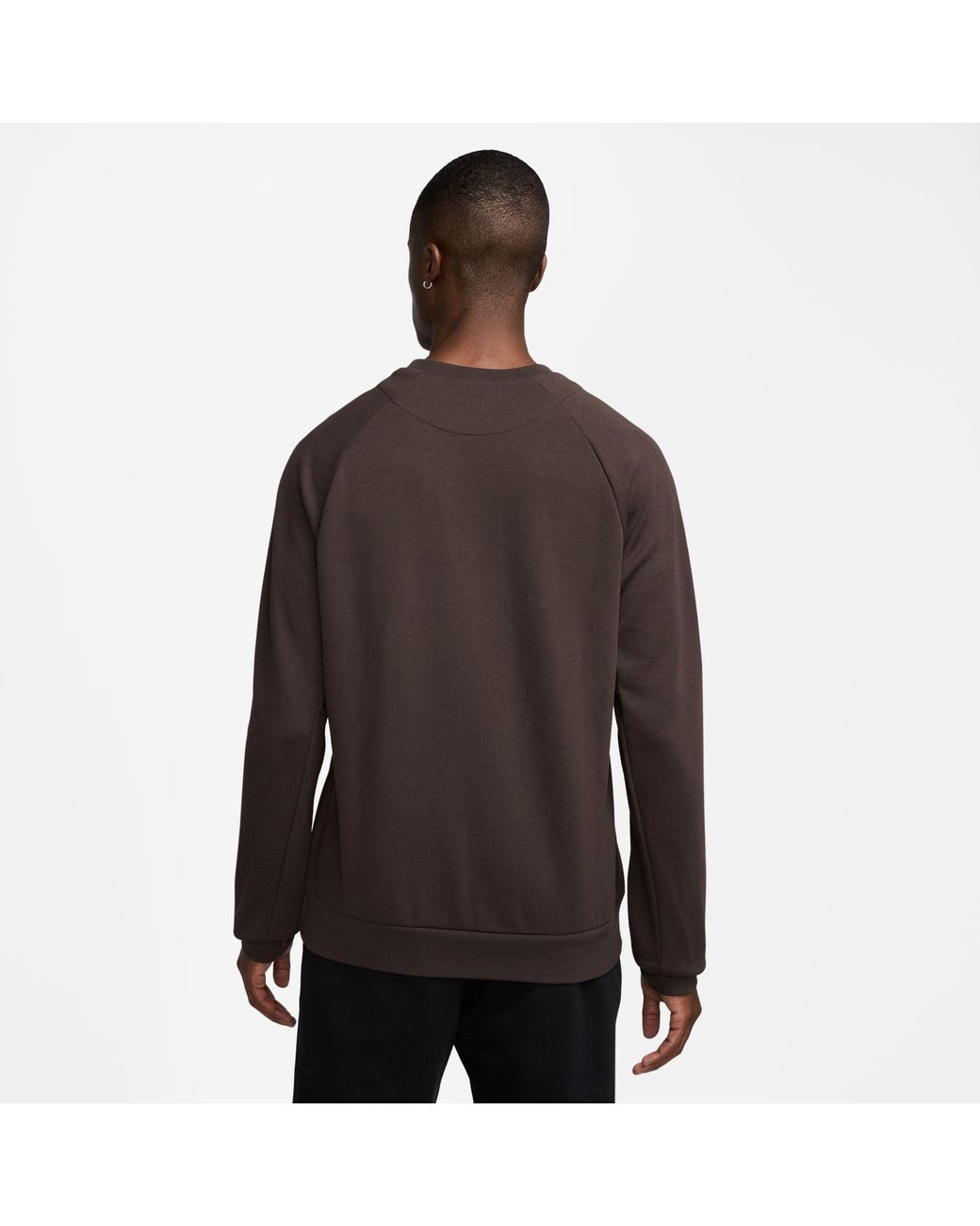 Nike Brown Primary Uv Long Sleeve Performance T-Shirt for men