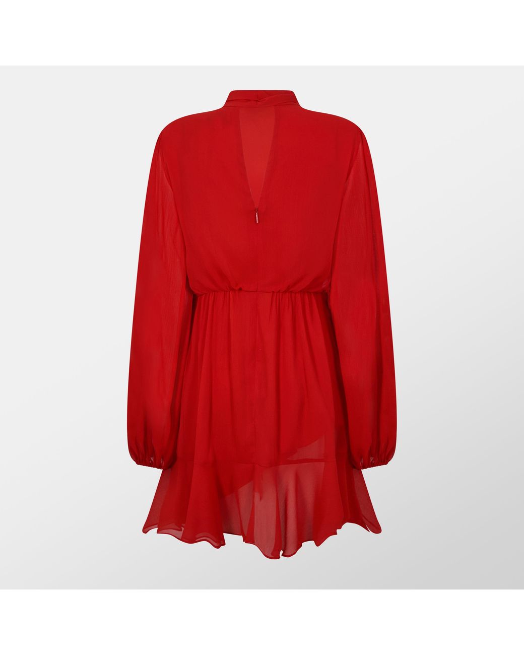 Ted Baker Red Zebrina Neck Tie Shift Dress