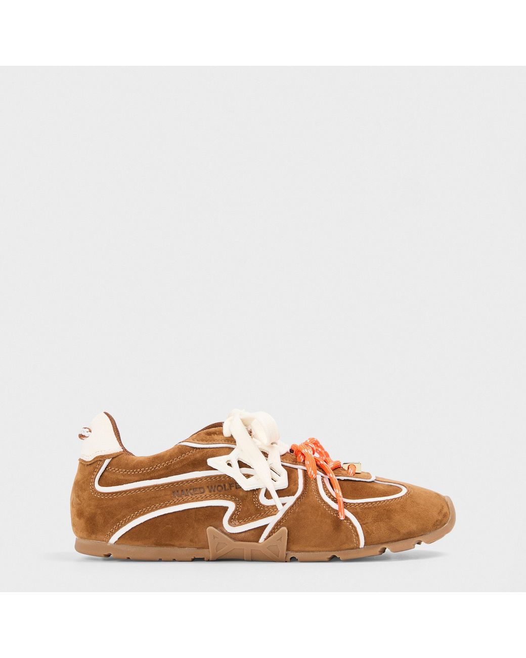 Naked Wolfe Brown Adored Low-Top Trainers
