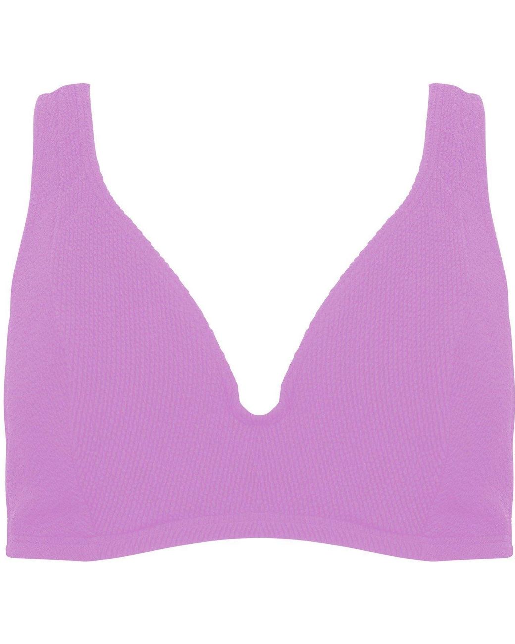 Peek & Beau Brown Fb Scrunch Hidden Underwire Bikini Top