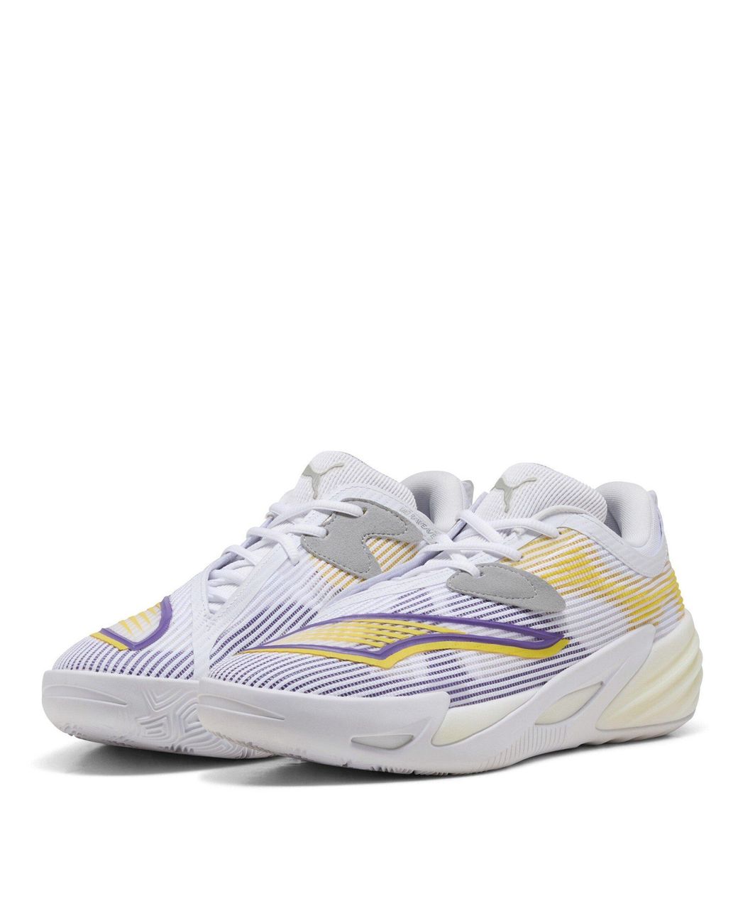 PUMA White All-Pro Nitro 2 Basketball Trainers for men