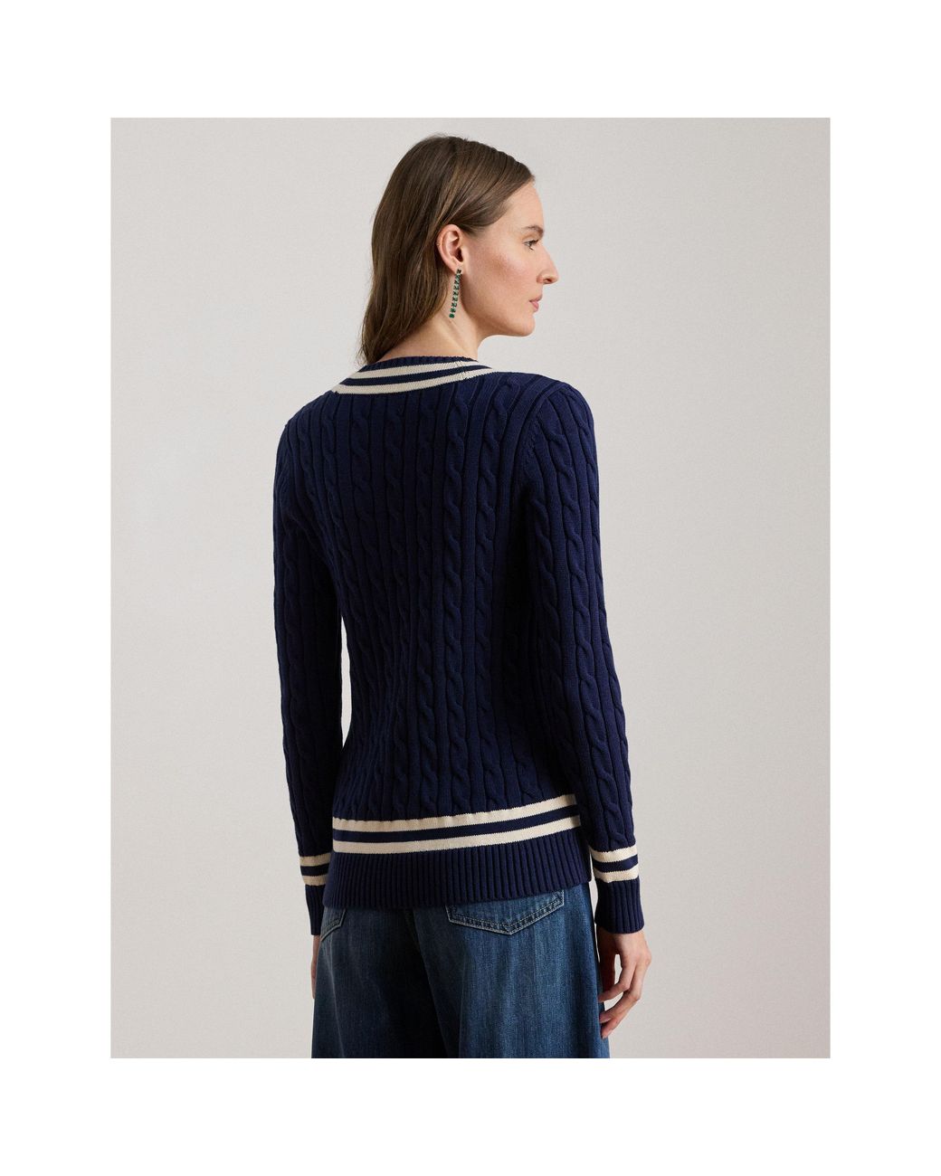 Ralph Lauren Blue Crew Neck Jumper