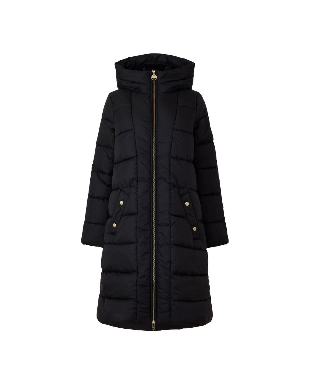 Barbour Black Brantley Long Puffer Jacket