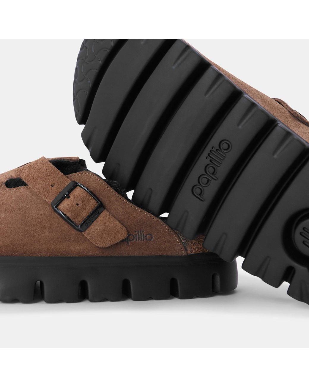 Birkenstock Brown Boston Chunky Supportive Footbed Adjustable Clogs