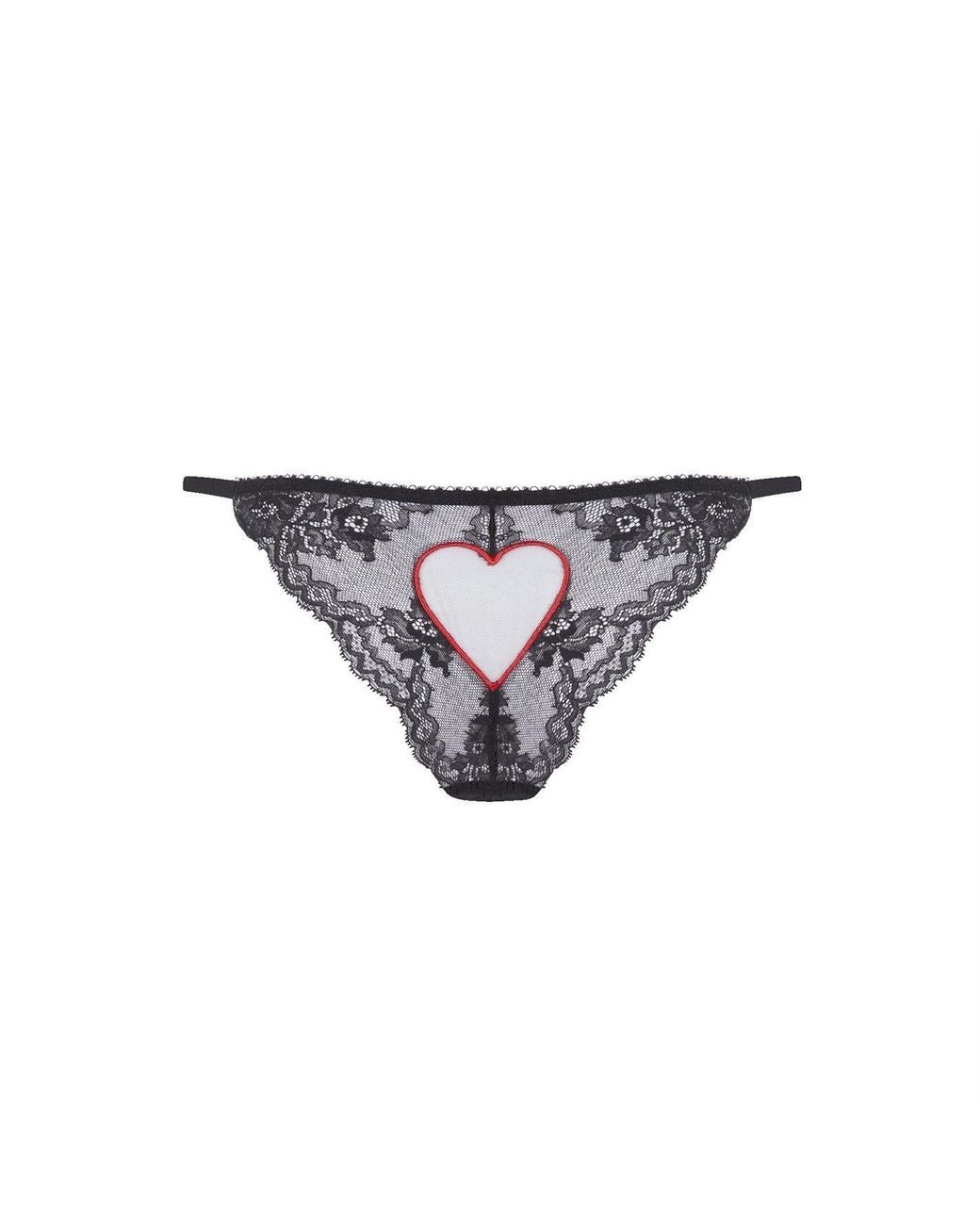 Agent Provocateur Brown Ettie Lace Briefs