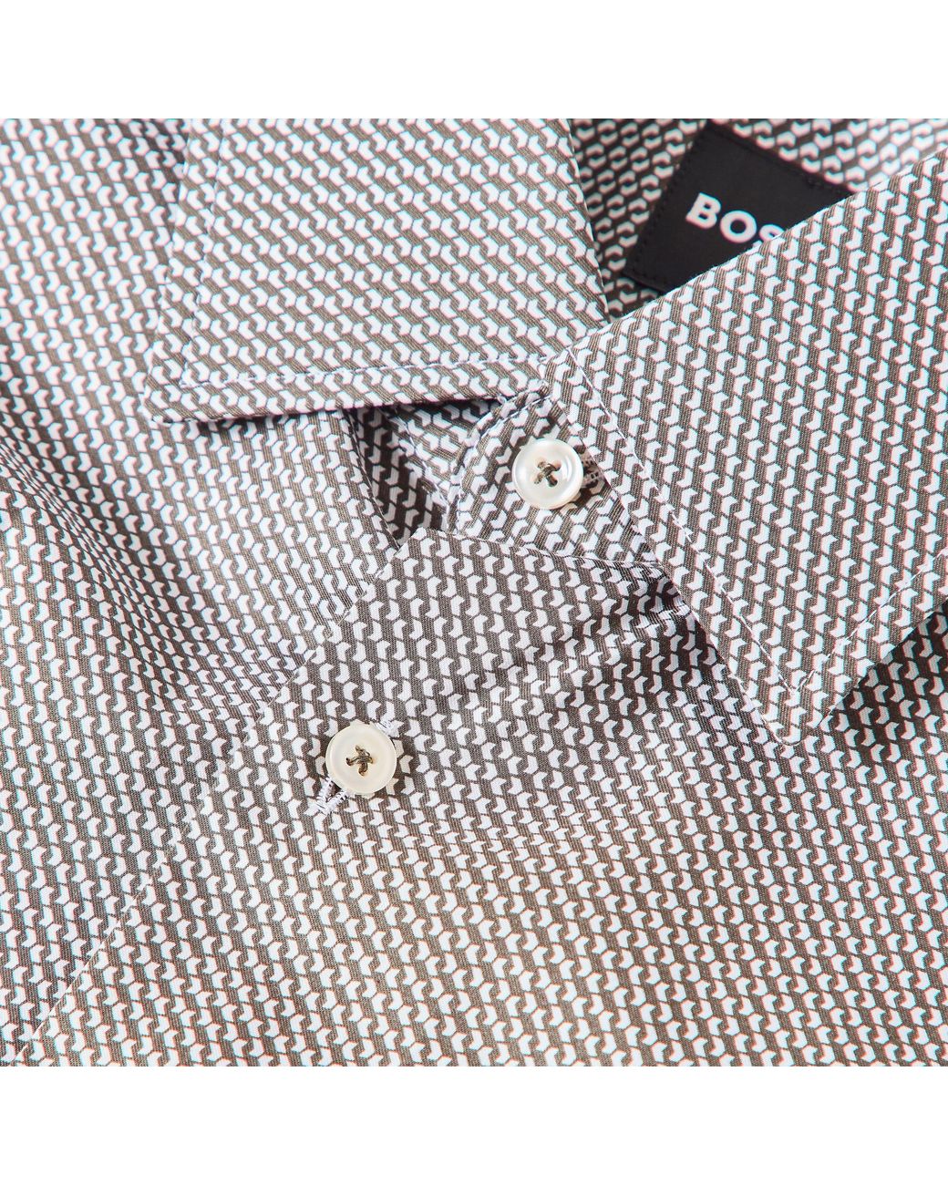 Boss Gray Hank Kent Oxford Shirt, Comfortable Regular-Fit for men